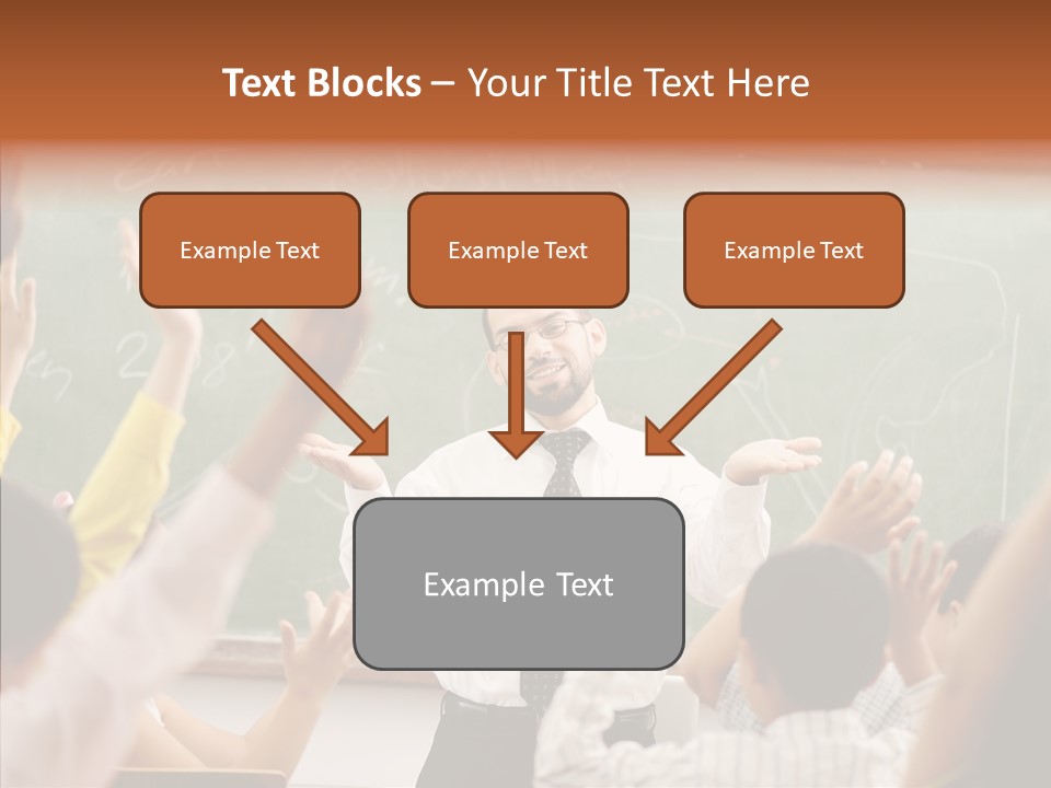 White Young White Background PowerPoint Template