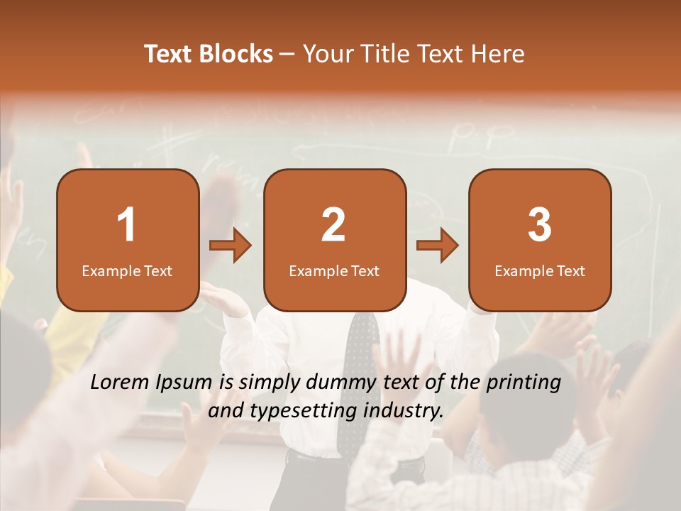 White Young White Background PowerPoint Template