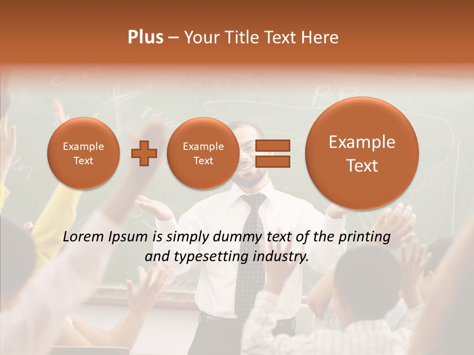 White Young White Background PowerPoint Template