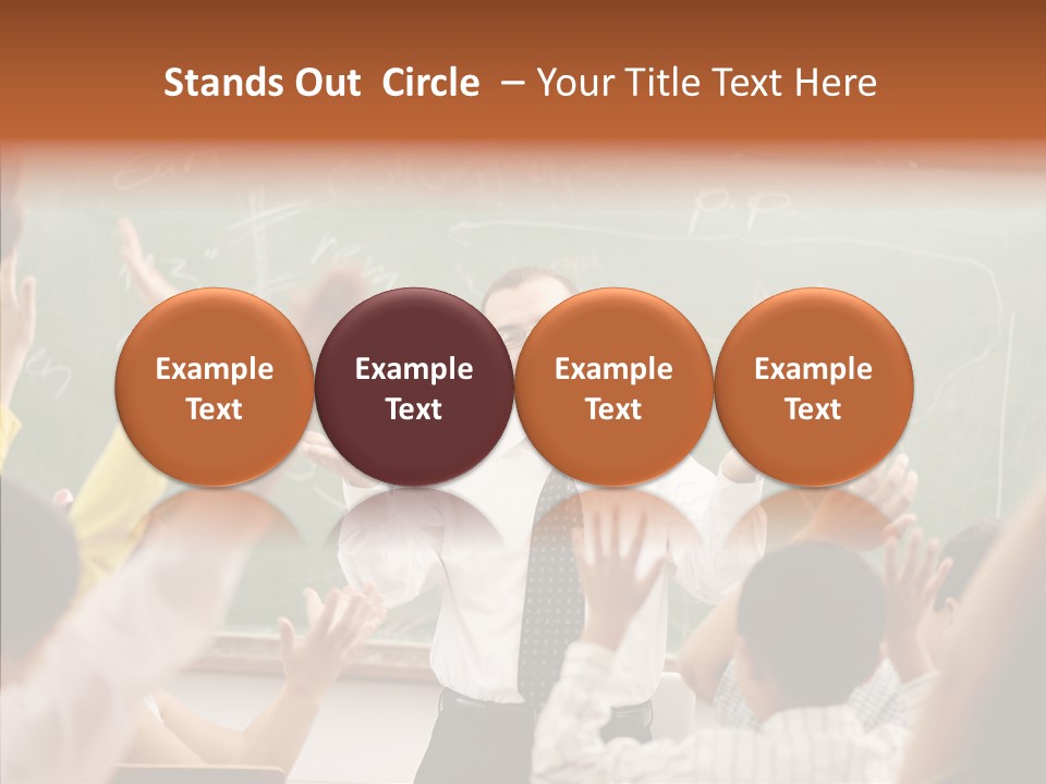 White Young White Background PowerPoint Template