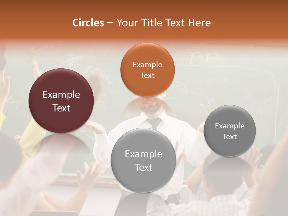 White Young White Background PowerPoint Template