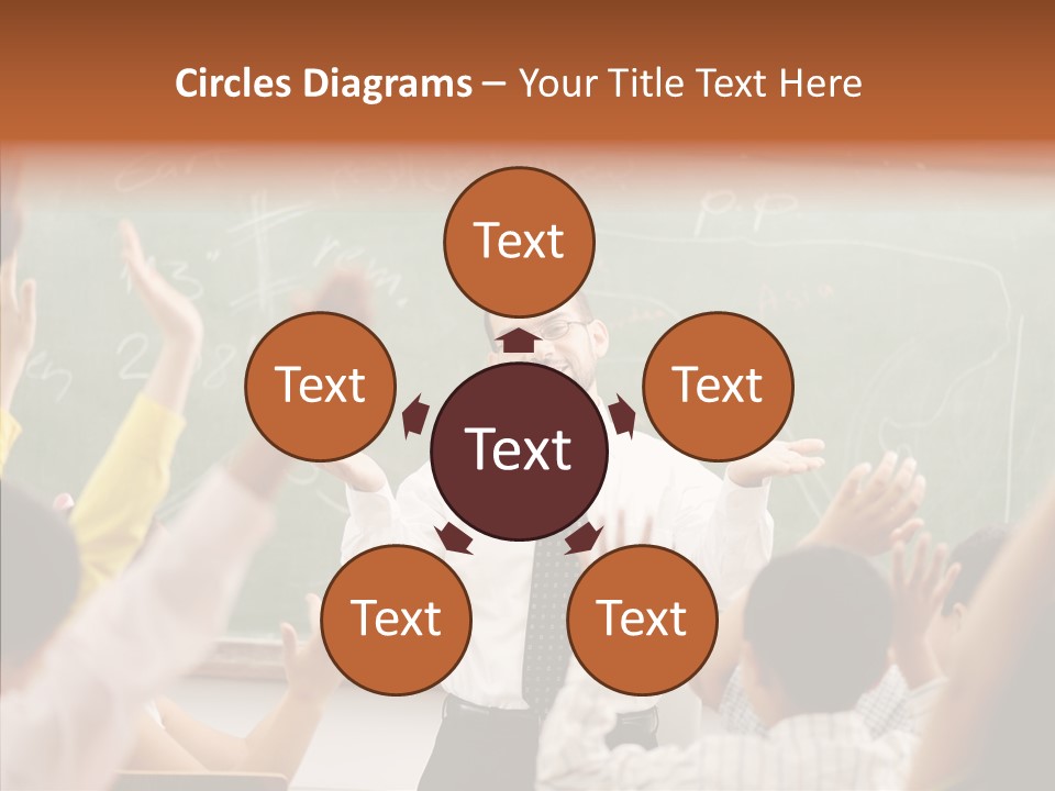 White Young White Background PowerPoint Template