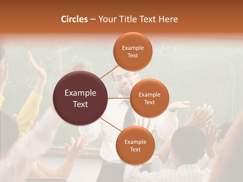 White Young White Background PowerPoint Template