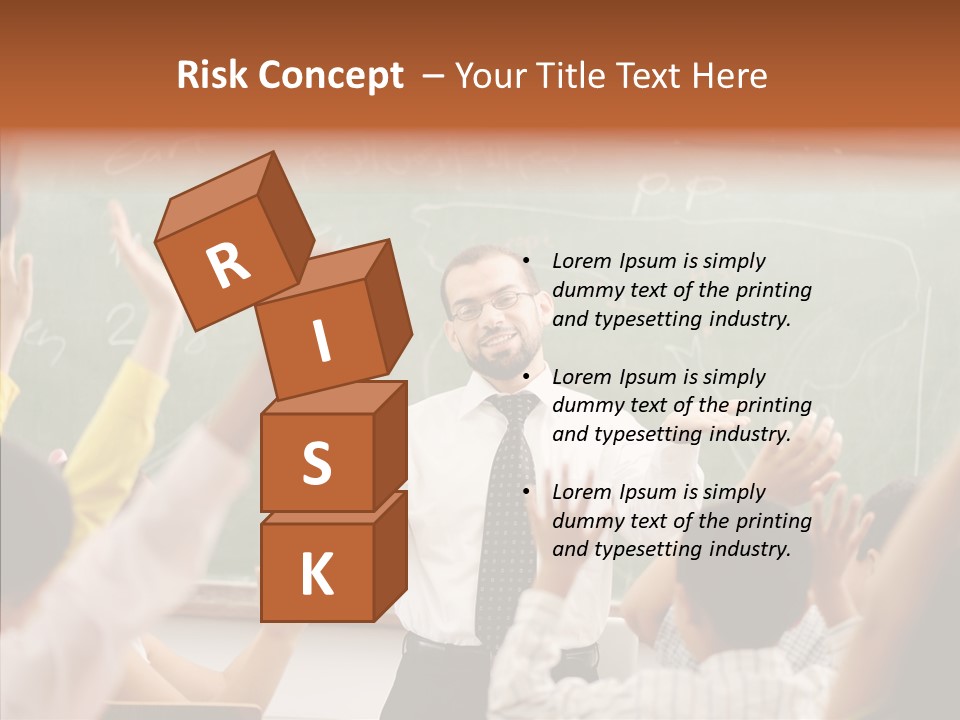 White Young White Background PowerPoint Template