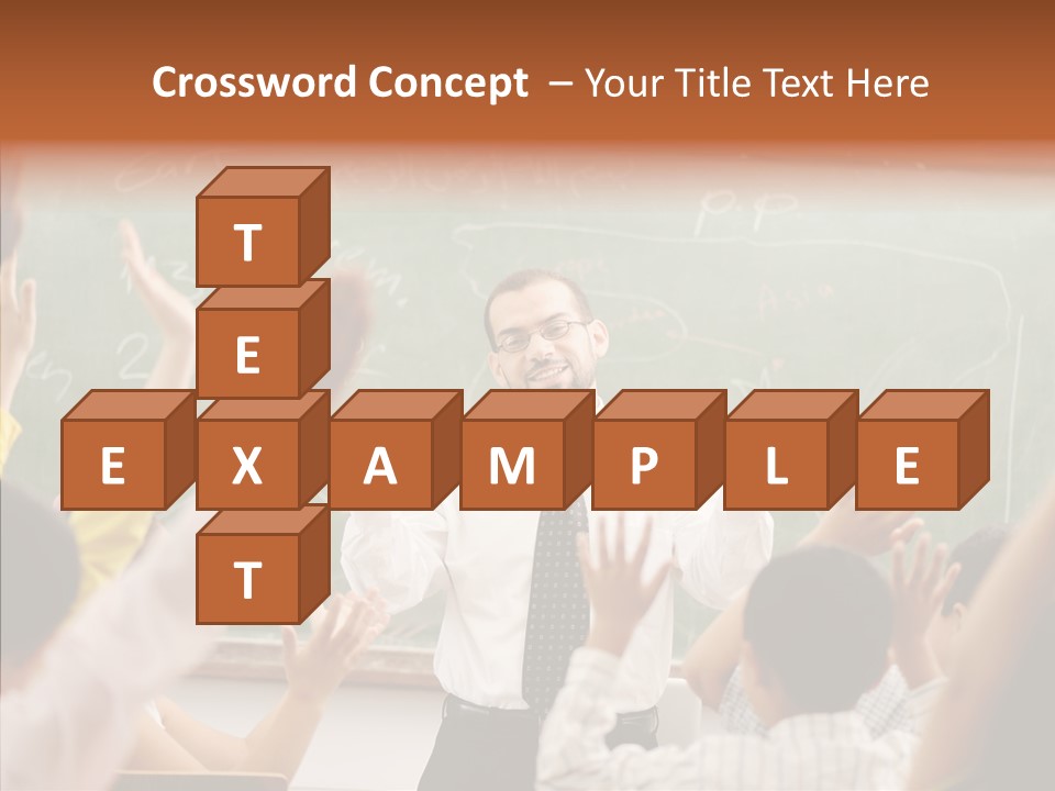 White Young White Background PowerPoint Template