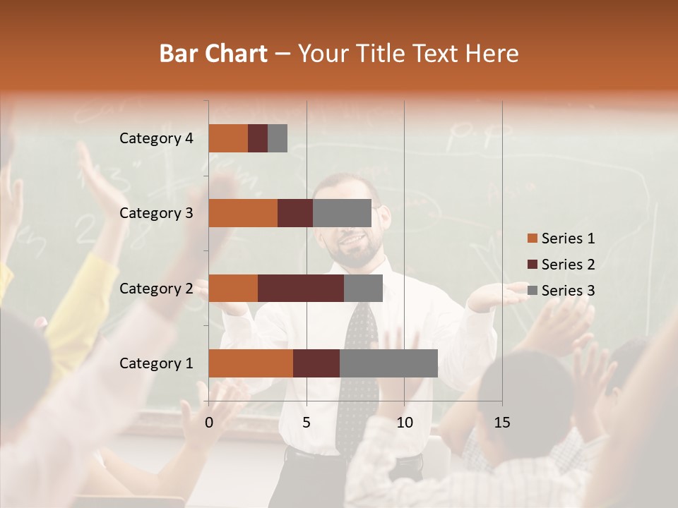 White Young White Background PowerPoint Template