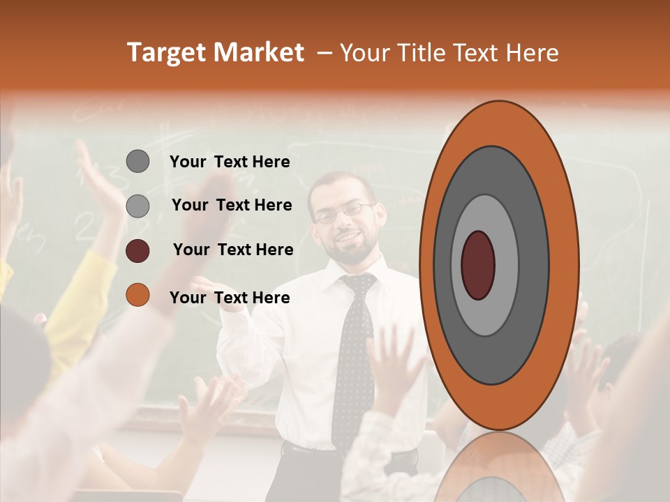 White Young White Background PowerPoint Template