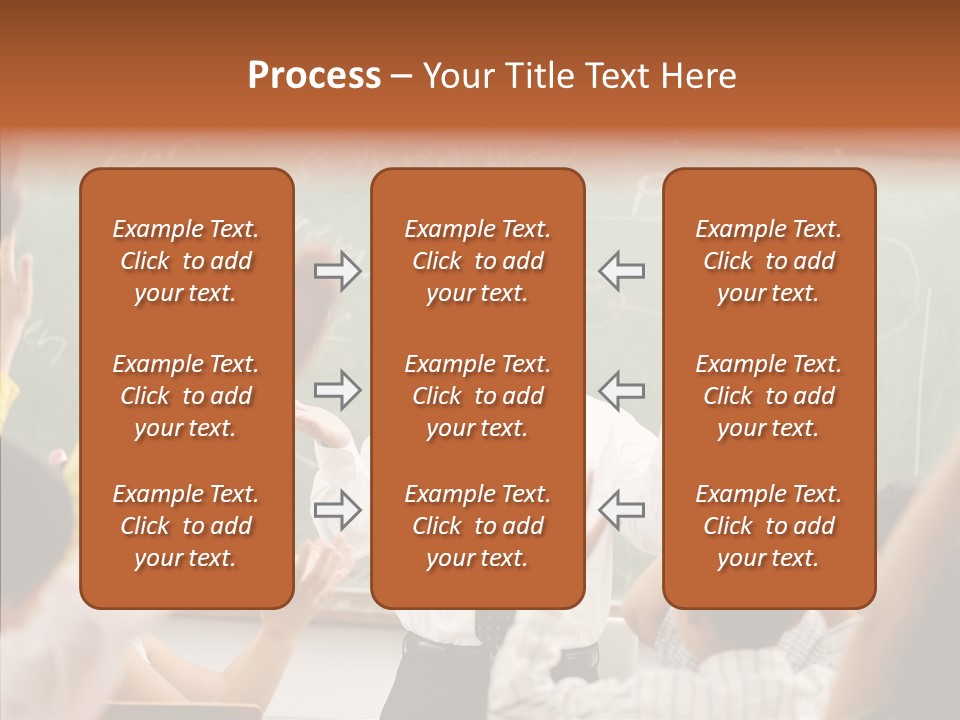 White Young White Background PowerPoint Template