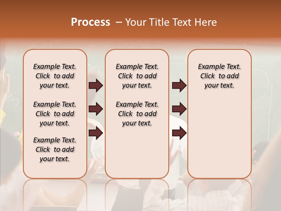 White Young White Background PowerPoint Template