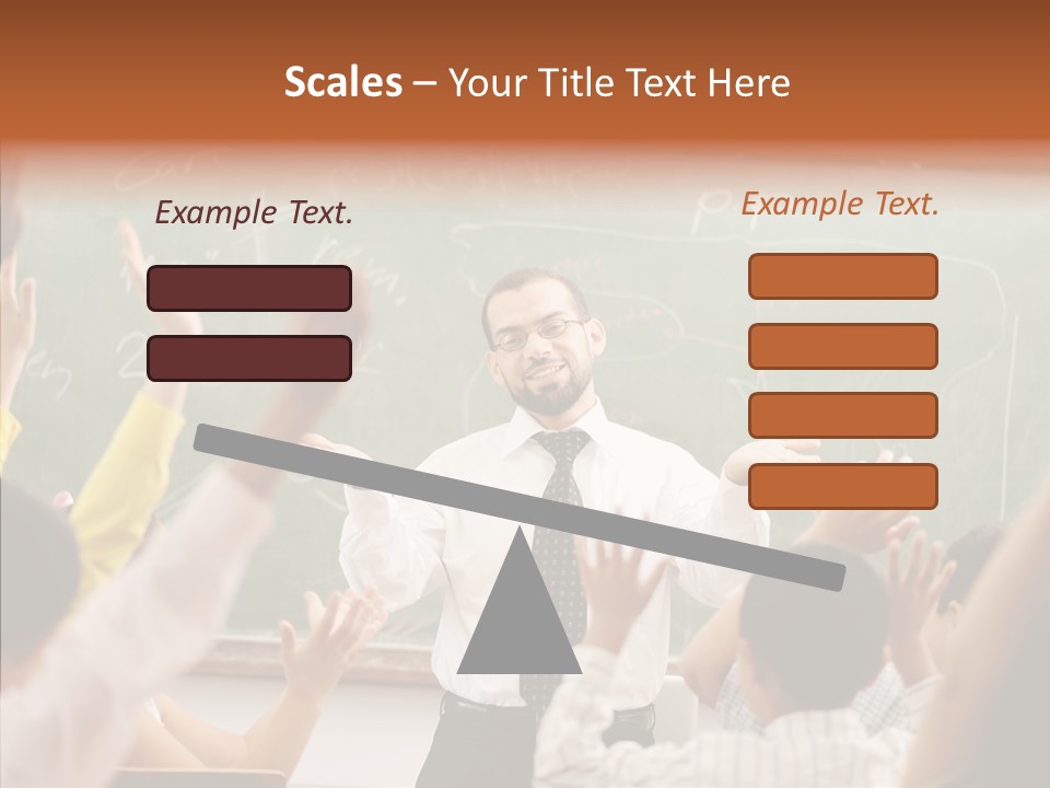 White Young White Background PowerPoint Template