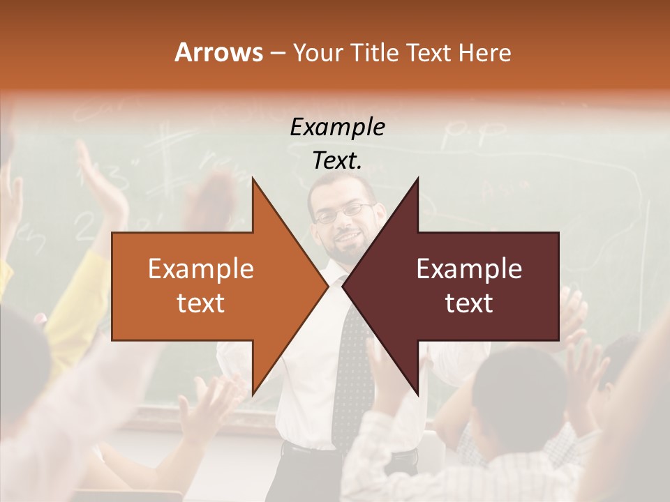 White Young White Background PowerPoint Template