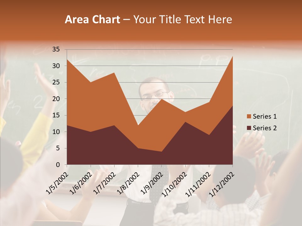 White Young White Background PowerPoint Template