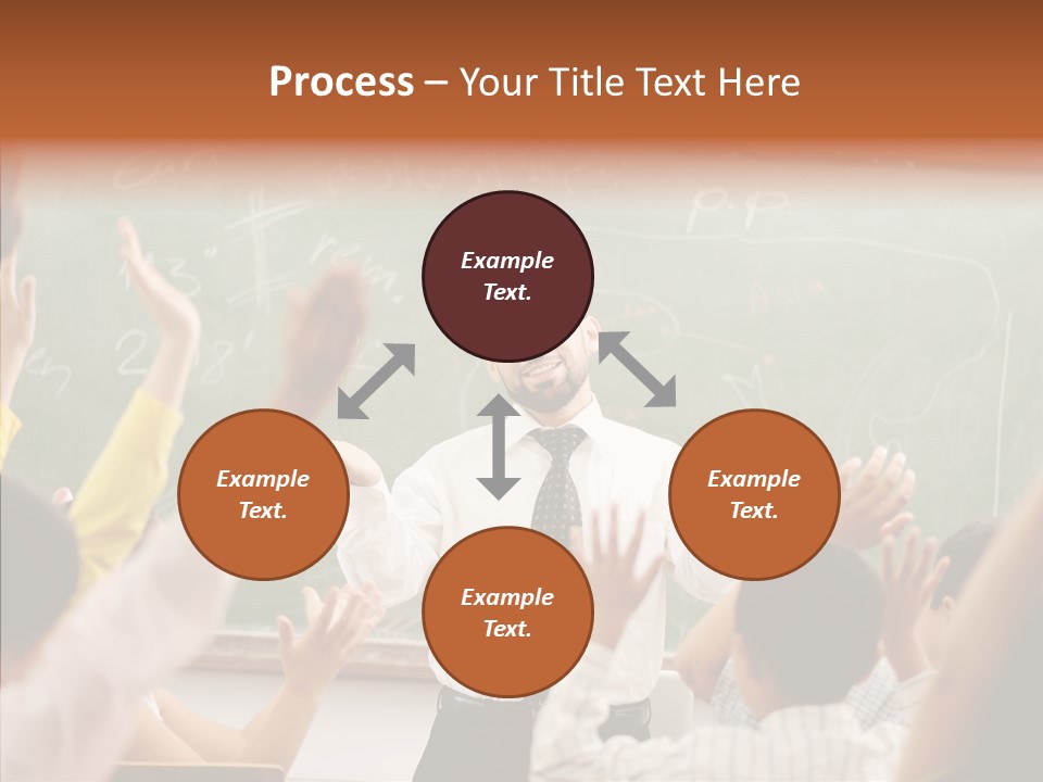 White Young White Background PowerPoint Template