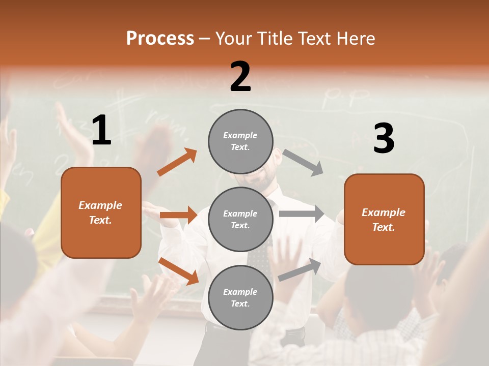 White Young White Background PowerPoint Template