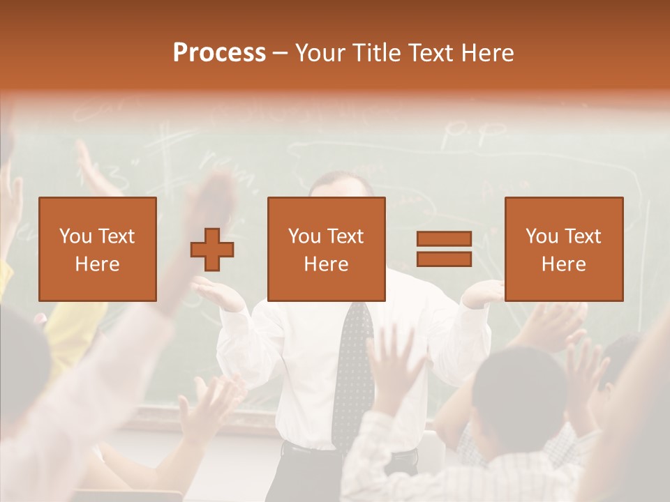 White Young White Background PowerPoint Template