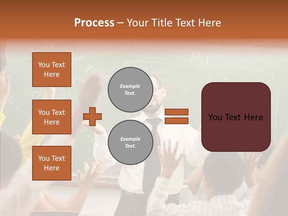 White Young White Background PowerPoint Template