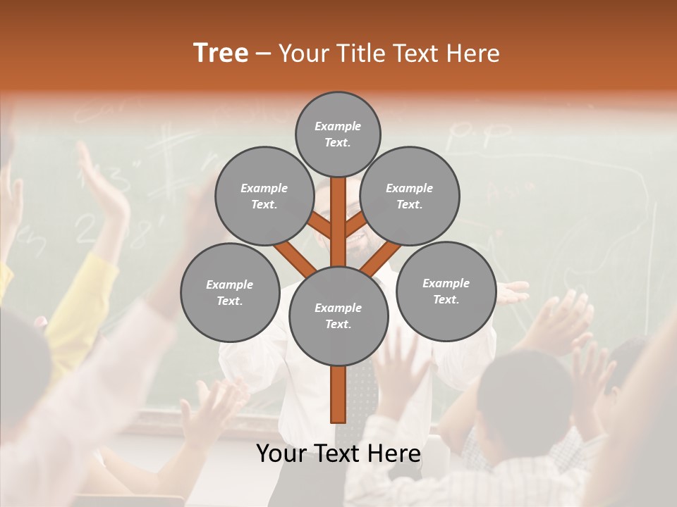 White Young White Background PowerPoint Template