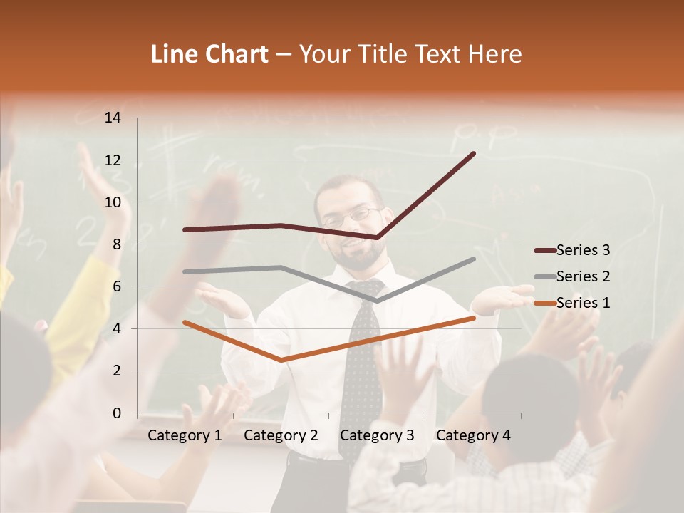 White Young White Background PowerPoint Template