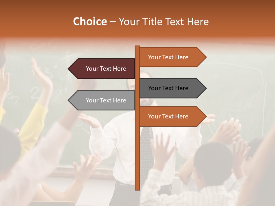 White Young White Background PowerPoint Template