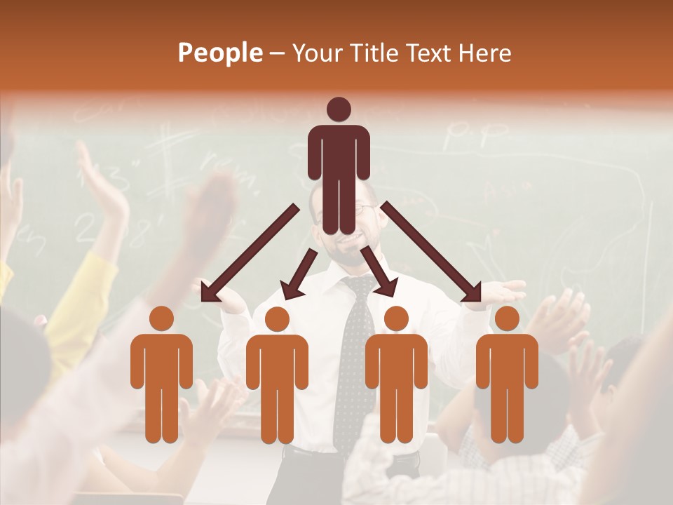 White Young White Background PowerPoint Template