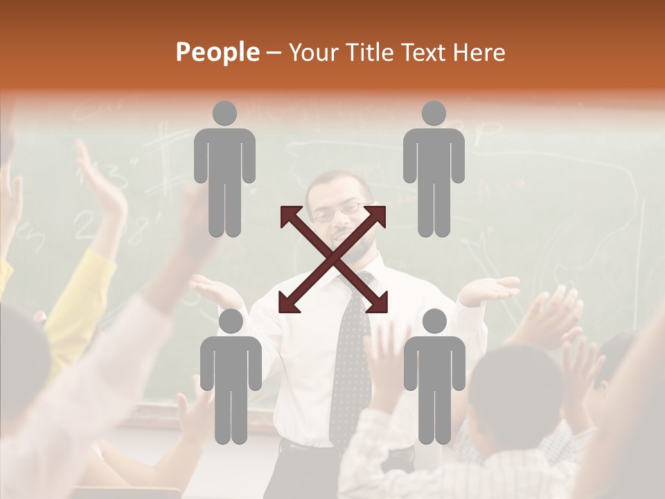 White Young White Background PowerPoint Template