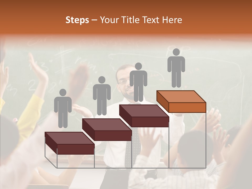 White Young White Background PowerPoint Template