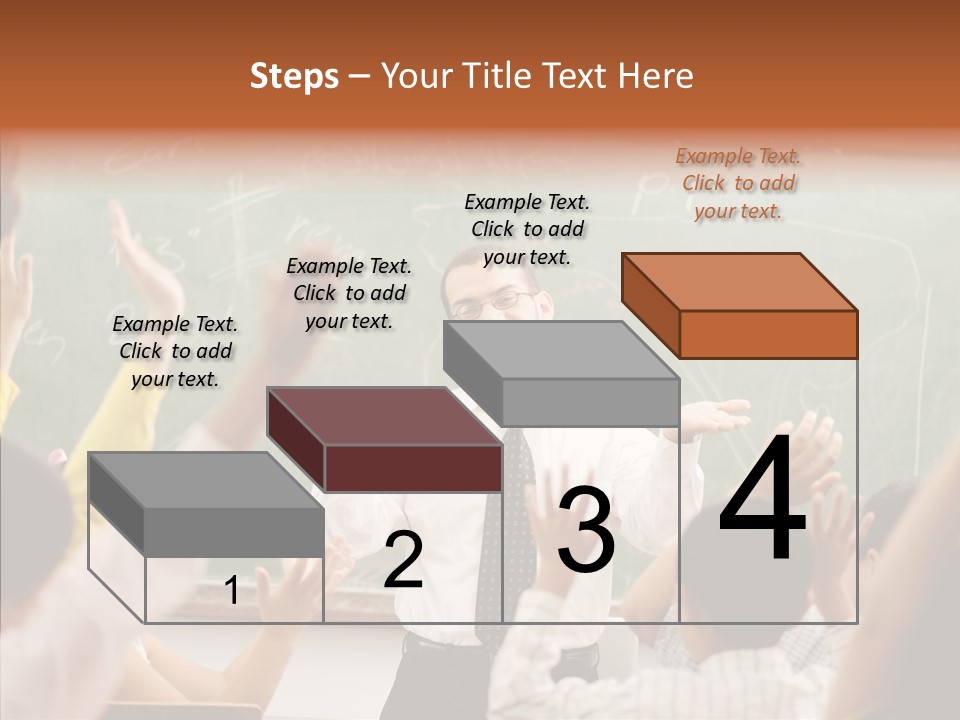 White Young White Background PowerPoint Template