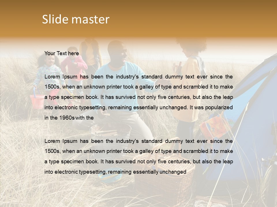 Human Help Two PowerPoint Template