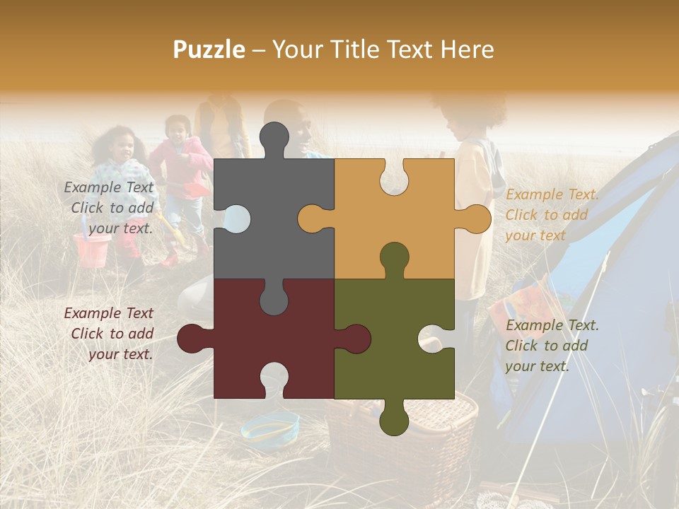 Human Help Two PowerPoint Template