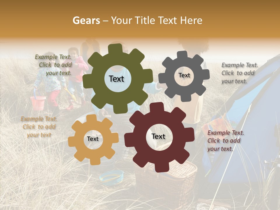 Human Help Two PowerPoint Template