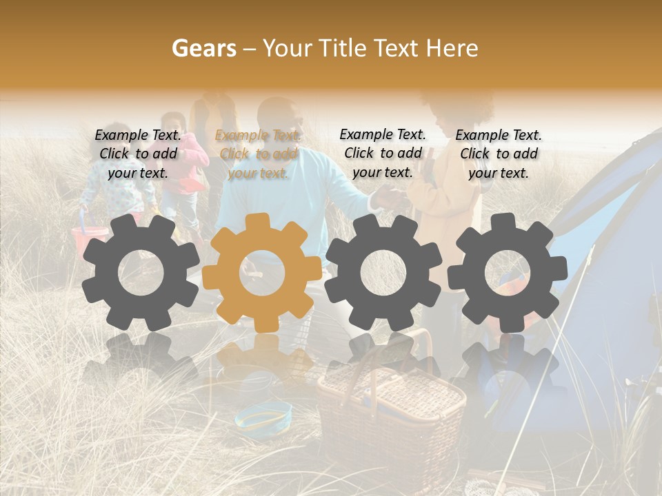 Human Help Two PowerPoint Template