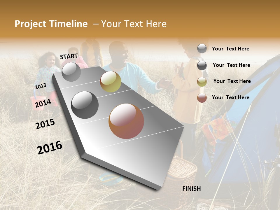 Human Help Two PowerPoint Template