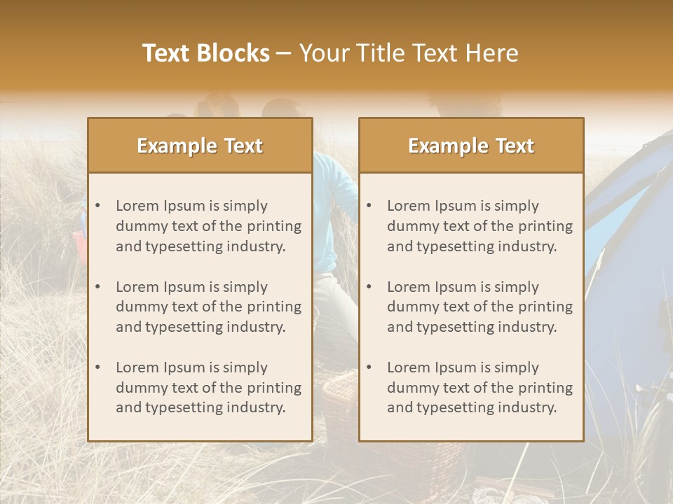 Human Help Two PowerPoint Template