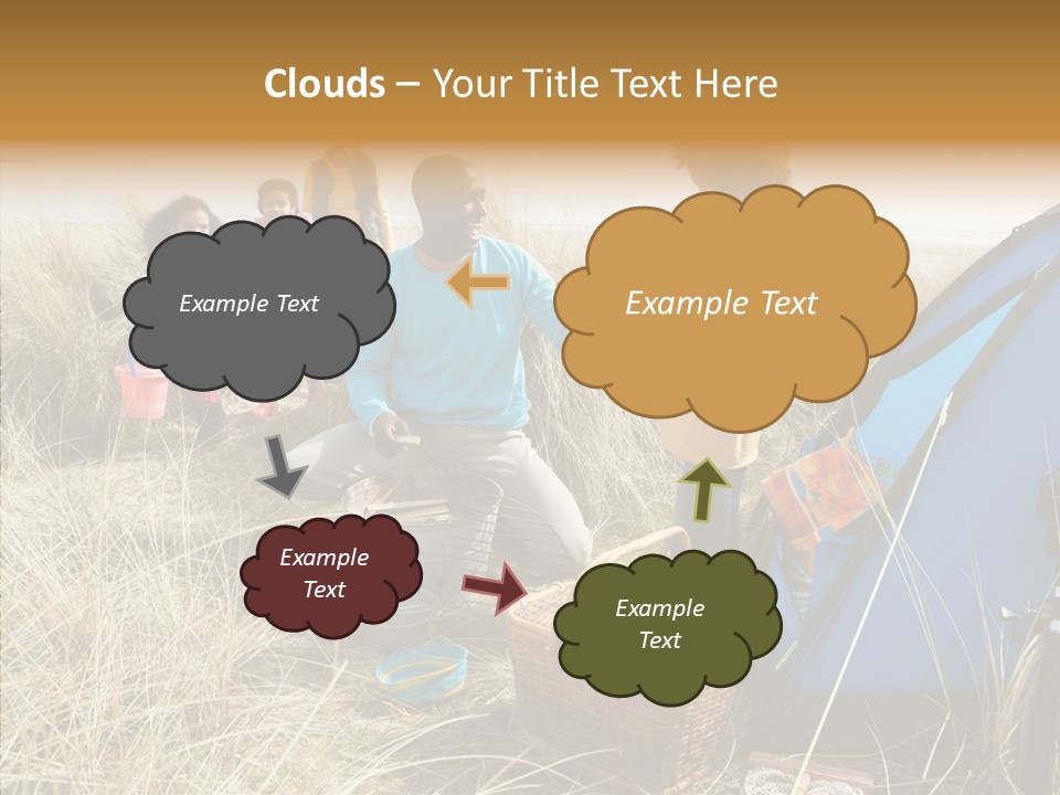 Human Help Two PowerPoint Template