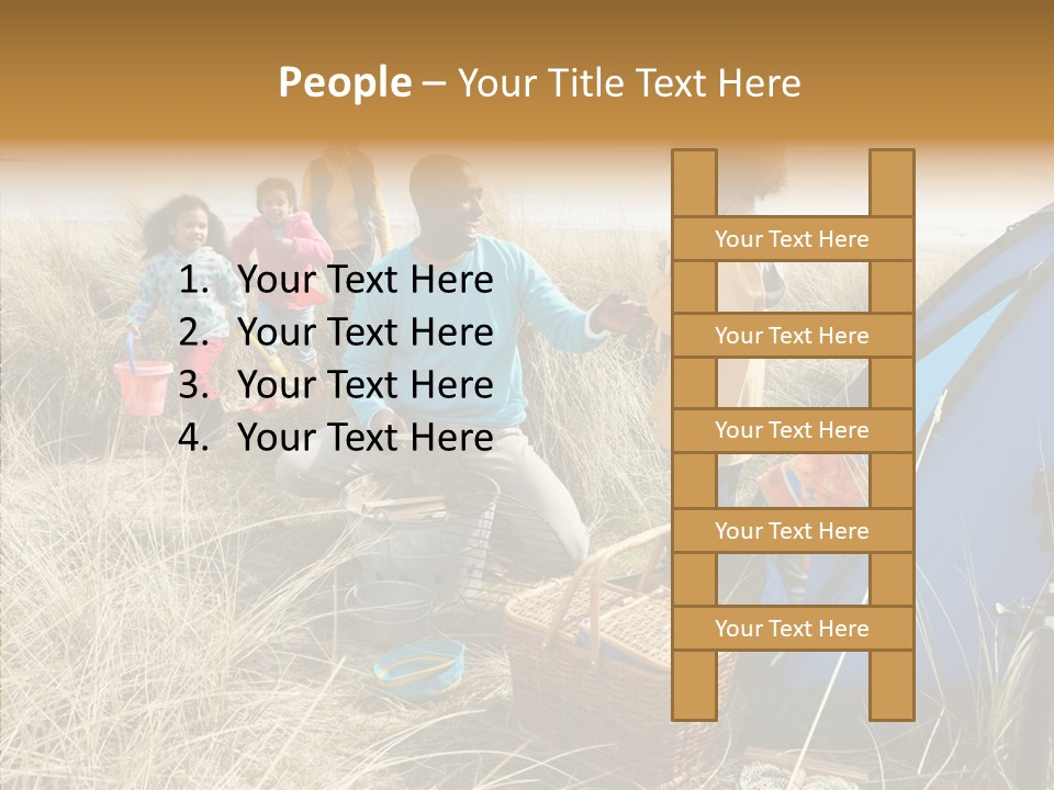 Human Help Two PowerPoint Template