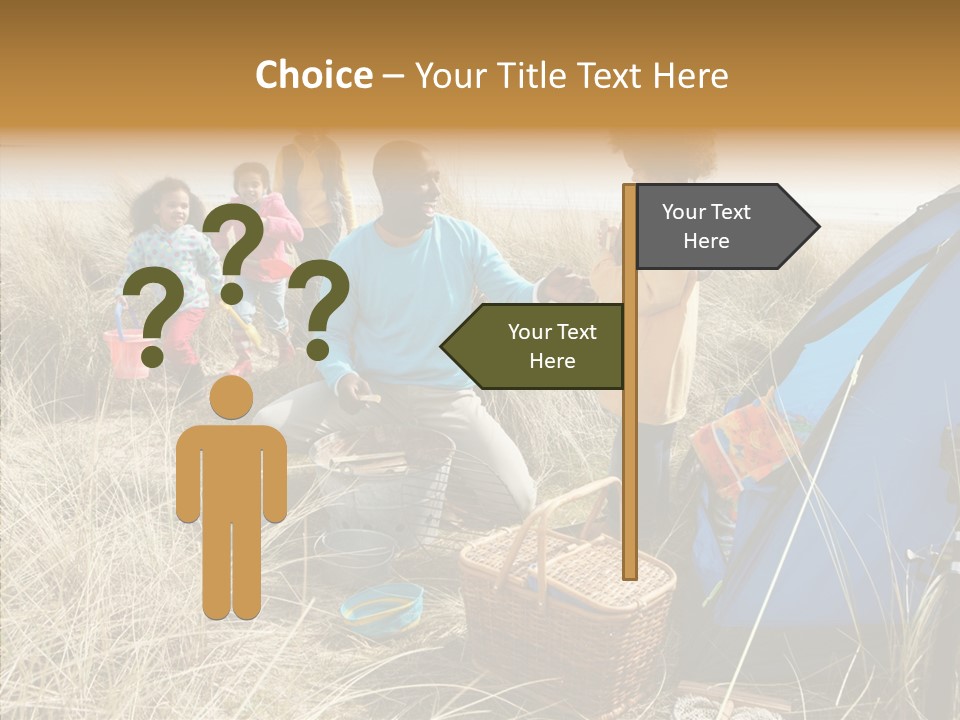 Human Help Two PowerPoint Template