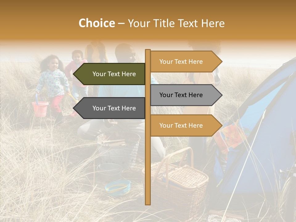 Human Help Two PowerPoint Template