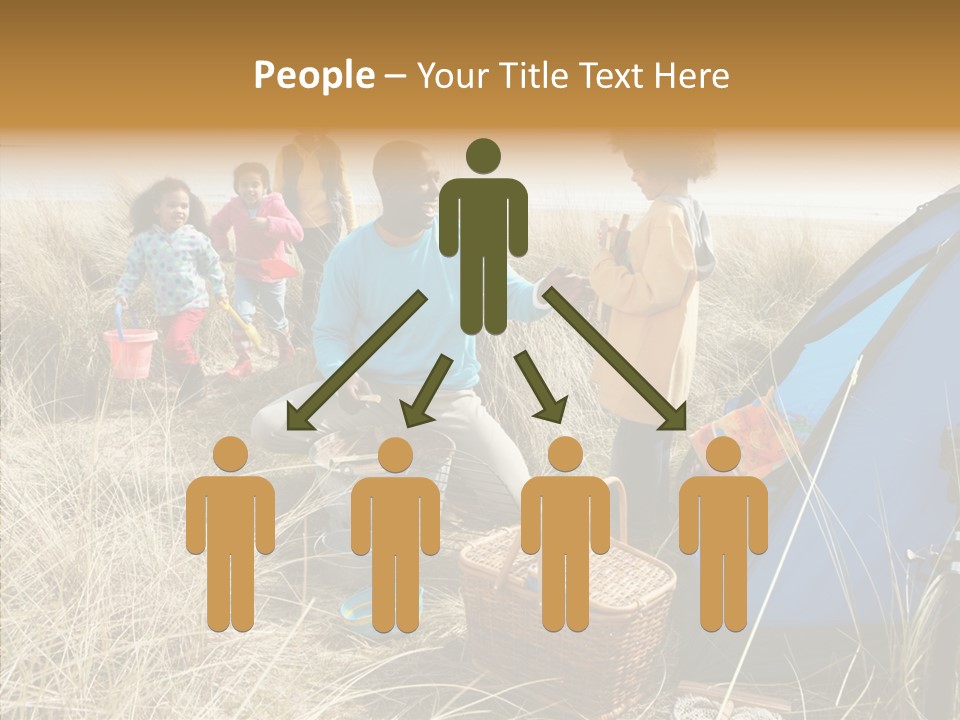 Human Help Two PowerPoint Template