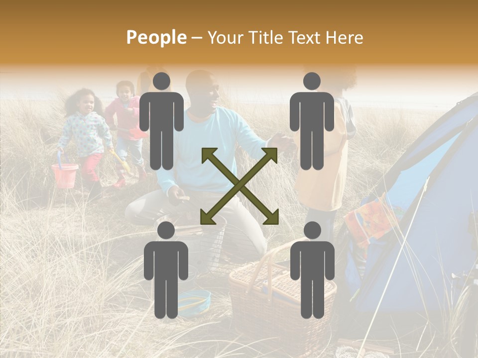 Human Help Two PowerPoint Template