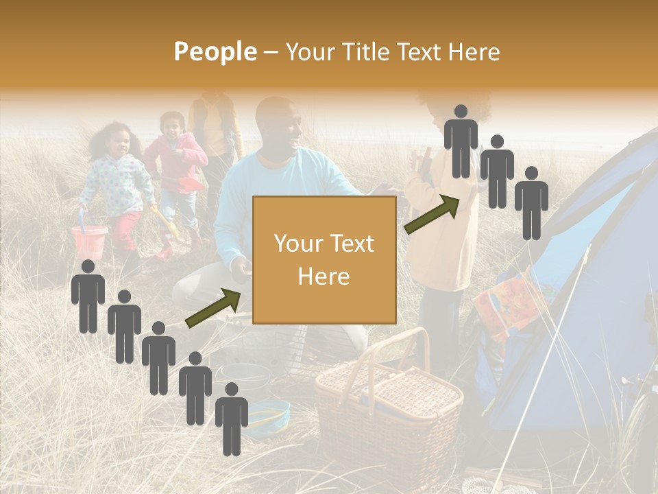 Human Help Two PowerPoint Template