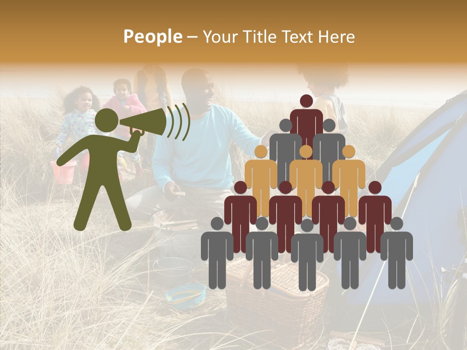 Human Help Two PowerPoint Template