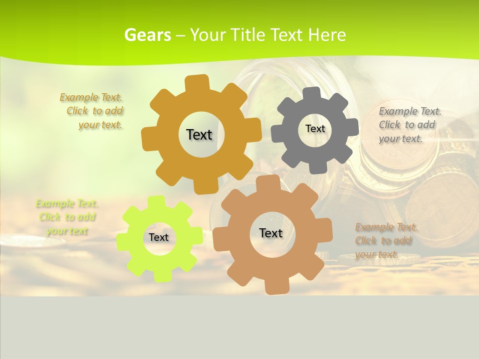 Grandmother Senior Close Up PowerPoint Template