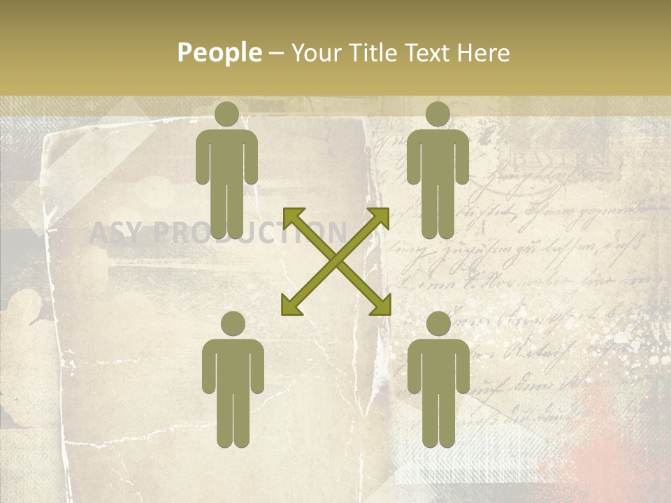 Old Women Sharing PowerPoint Template