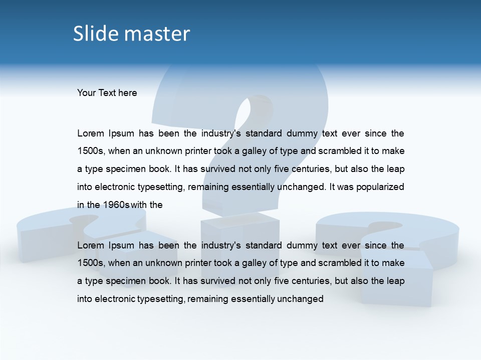 White Aging Women PowerPoint Template