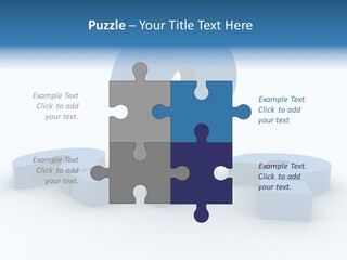 White Aging Women PowerPoint Template