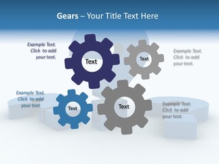 White Aging Women PowerPoint Template