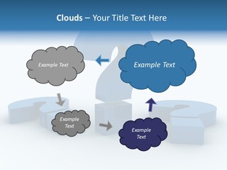 White Aging Women PowerPoint Template