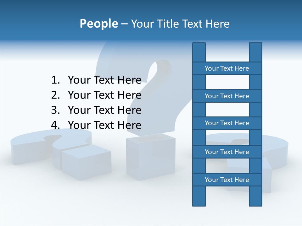 White Aging Women PowerPoint Template