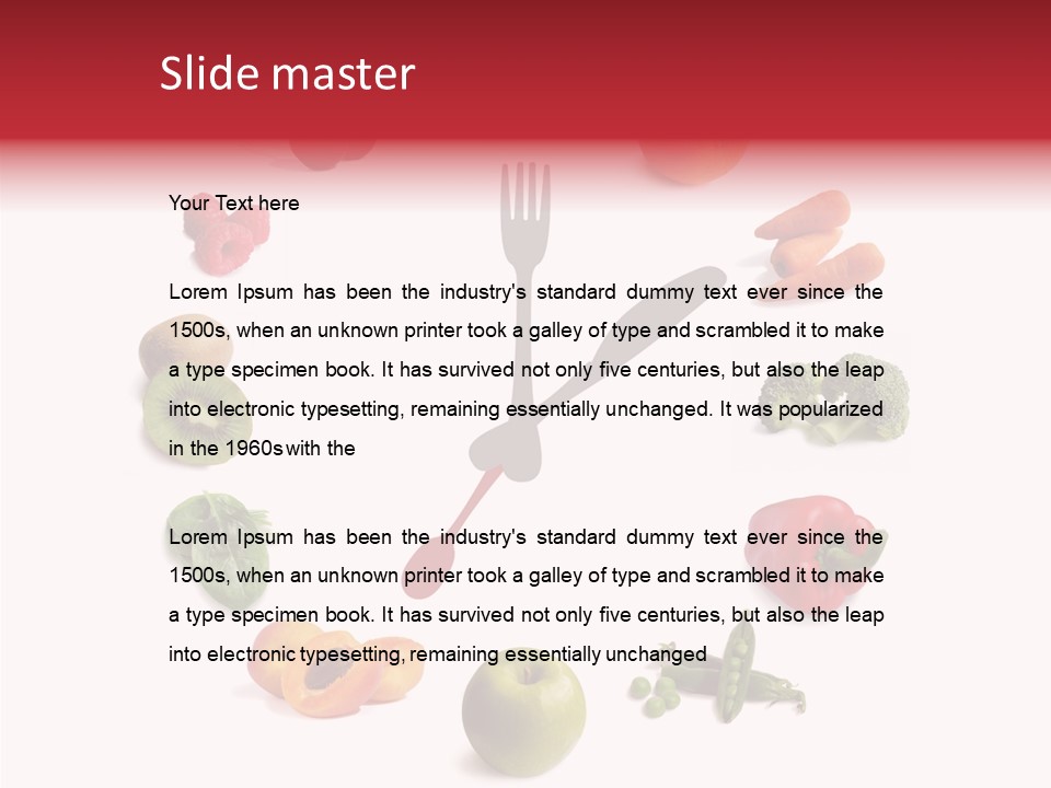 Care Closeup White Background PowerPoint Template