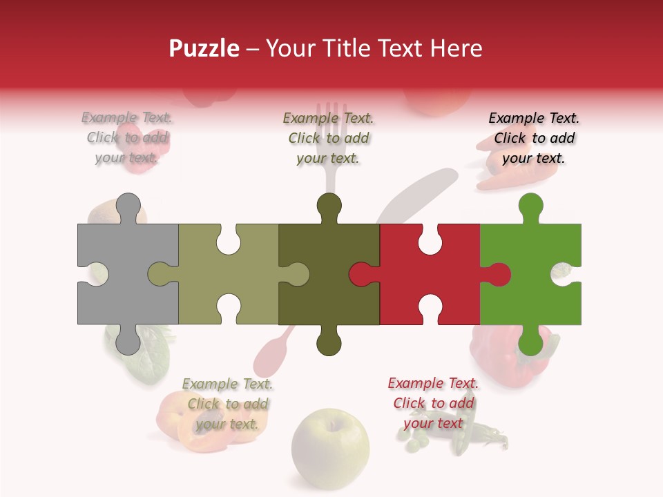 Care Closeup White Background PowerPoint Template